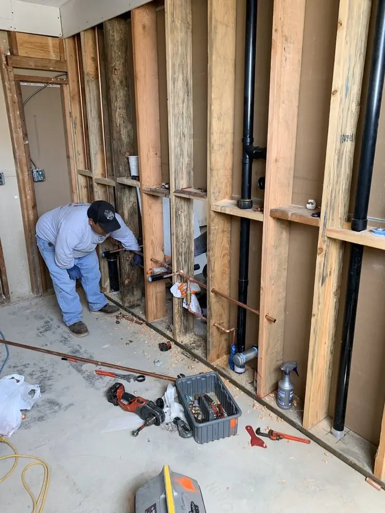 Commercial rough-in plumbing for Water Heater Replacement in Cave Springs